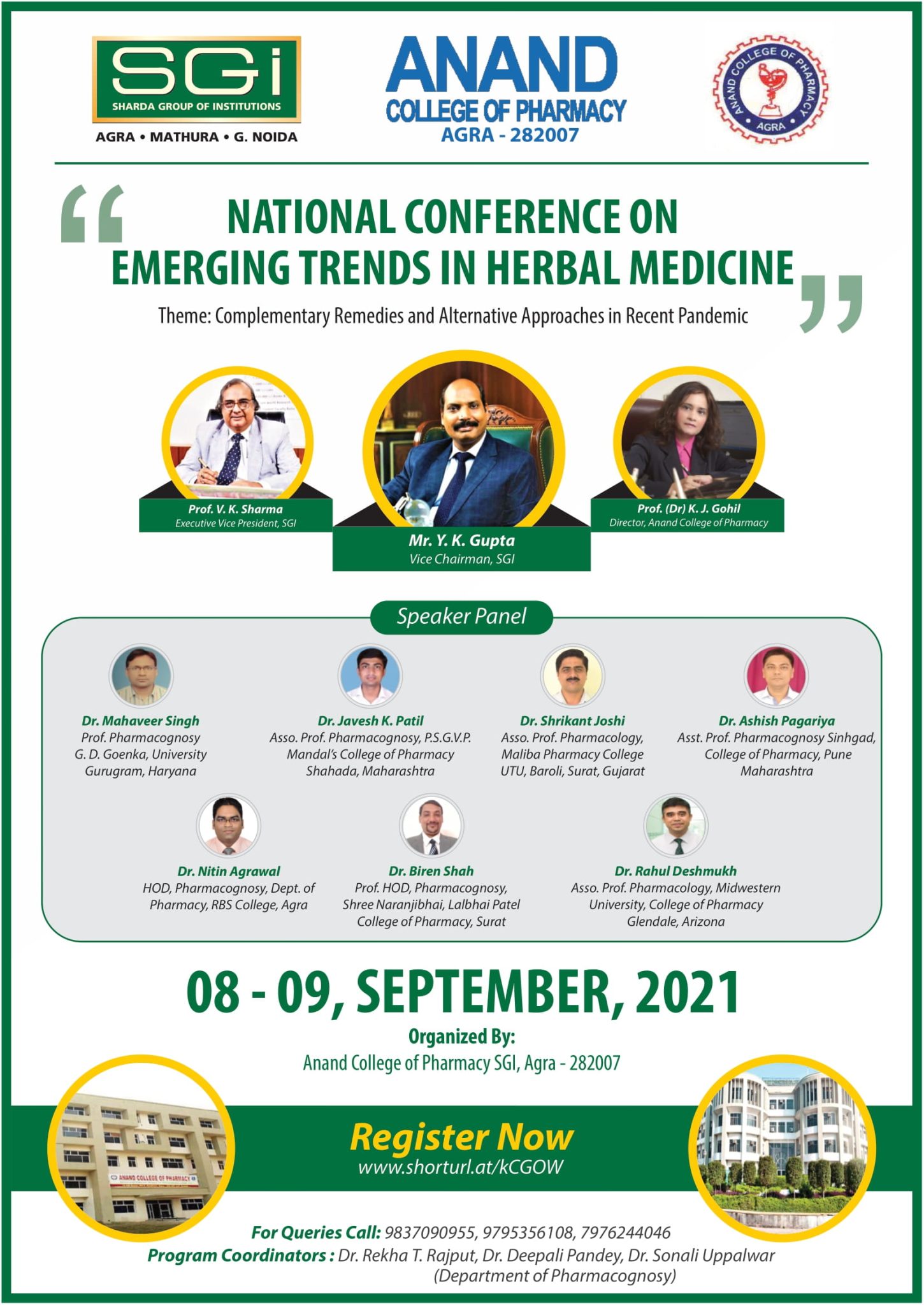 Conference Brochure Anand College of Pharmacy (ACP)